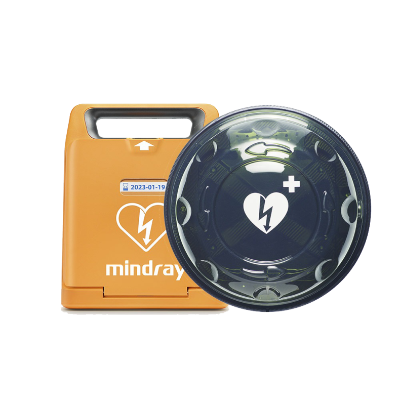 Komplet BeneHeart C1 - AED hjertestarterpakke med Udendrsskab og kursus